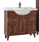 Тумба Дубини 105 напольный, под раковину, венге Vodok с раковиной в комплекте