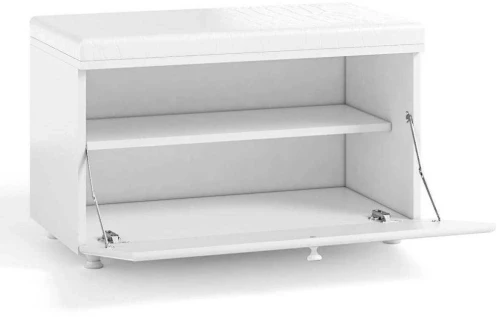 Тумба под обувь (ш.800) Монако МН-22 белое дерево