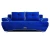 Диван Еврокнижка Валенсия синяя