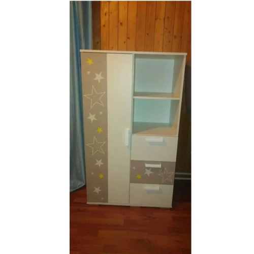 Шкаф многофункциональный Трио ШК-10 Звездное детство