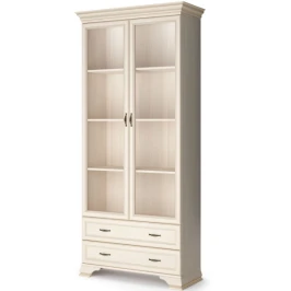 Шкаф-витрина Сиена 2дв, бежевый