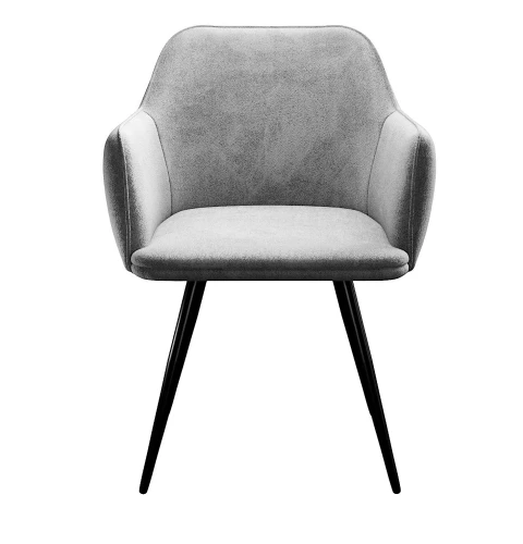 Стул DikLine 277 поворотный TW09 светло-серый, ножки черные