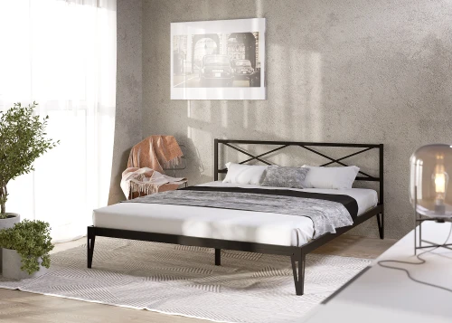 Кровать КМД 37 ТЕЯ 160 черный