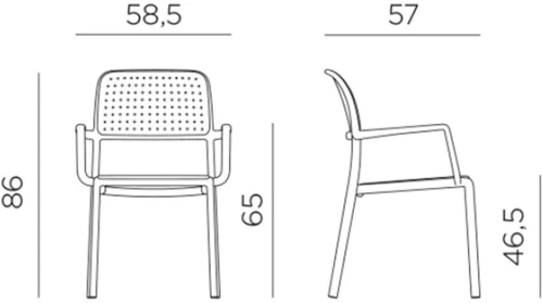 Стул Bora, красный