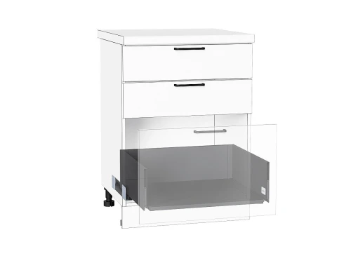 Ящик высокий POWER BOX3 Graphite/GRPH Графитовый 167*568*447