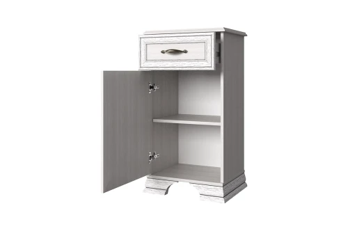 Тумба 1D1S, TIFFANY, цвет вудлайн кремовый