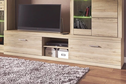 Тумба RTV 2S2NB, OSKAR , цвет дуб Санремо