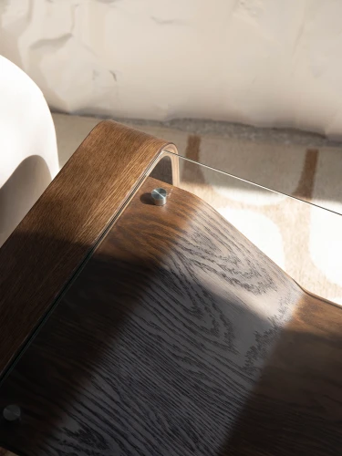 Стол журнальный Гурон 1 орех американский