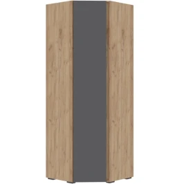 Шкаф «Хелен» ШК-04, графит/дуб крафт золотой