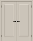 Двустворчатая межкомнатная дверь BRAVO Прима-20 Cream Silk