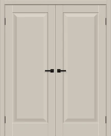 Двустворчатая межкомнатная дверь BRAVO Прима-20 Cream Silk