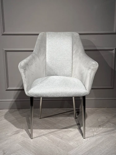 Стул обеденный Лючия DС-1108, серый, хром