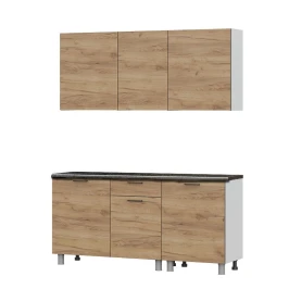 Кухонный гарнитур "Лаванда" Дуб Золотой (со столешницей 26 мм) Кухонный гарнитур "Лаванда" Дуб Золотой (со столешницей 26 мм)