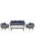 Комплект плетеной мебели AFM-605G Grey