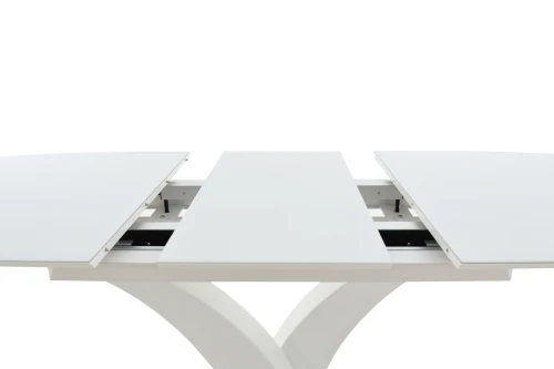 Стол Нотр Дам MODERNE стекло OPTIWHITE 1400(1800)*850, Белый