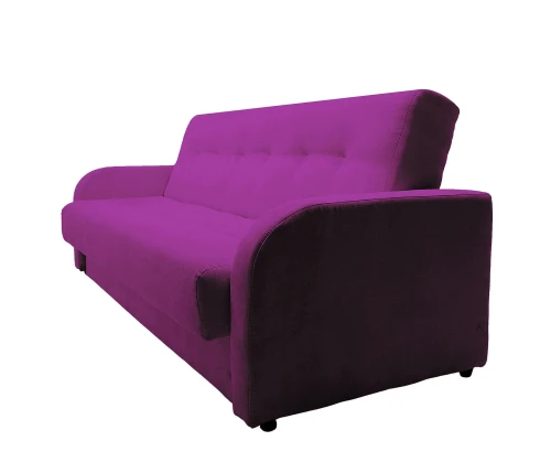 Диван-книжка ЛОНДОН фиолетовый 140 ЛЮКС, пружинный блок Боннель