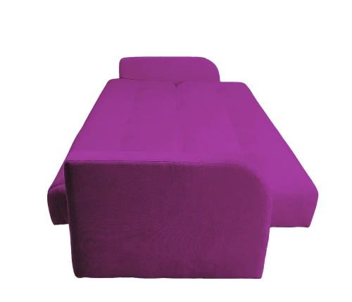 Диван-книжка ЛОНДОН фиолетовый 140 ЛЮКС, пружинный блок Боннель