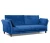 Диван прямой, книжка "Пекин", велюр синий, 125, ППУ