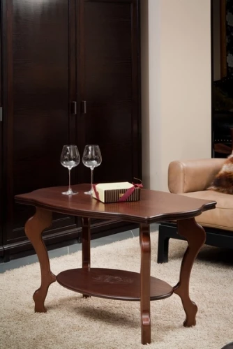 Стол журнальный Берже 1 средне-коричневый