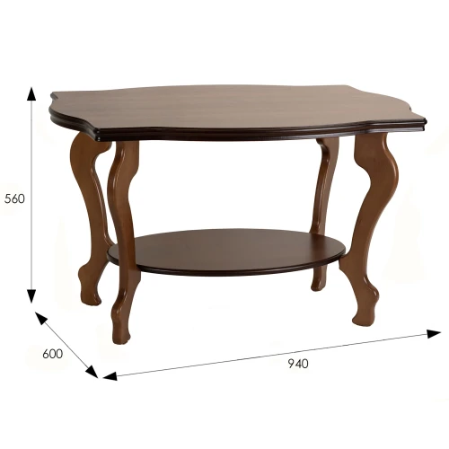 Стол журнальный Берже 1 средне-коричневый