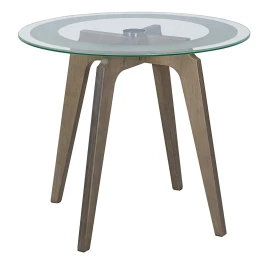 Стол журнальный Рилле 447 шимо/стекло прозрачное