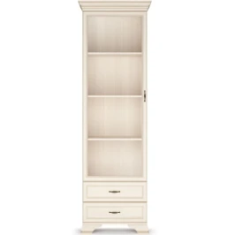 Шкаф-витрина Сиена, бежевый