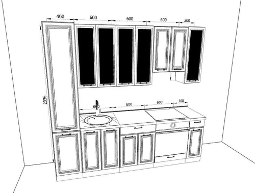 Кухня Нувель Комплектация 5