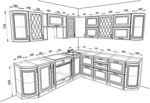 Кухня Ницца Комплектация 7