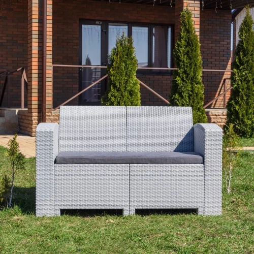 2-х местный диван LANA LUX светло-серый