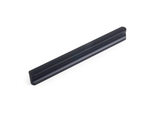 Ручка скоба мебельная VOLNA RS065BL.4 Матовый черный 147*11*17