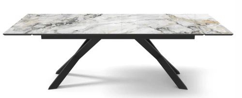 Стол DikLine SKD160 Керамика FNZW 162806176 ARCTIK OCEAN/подстолье черное/опоры черные (2 уп.),