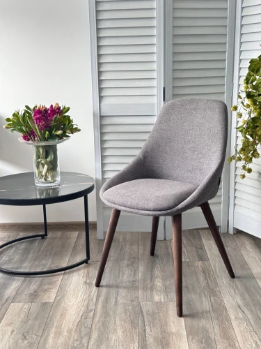 Стул DANIEL Grey Lena-450, ткань / орех, ®DISAUR