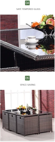 Обеденная группа из искусственного ротанга АРАГО-12 «ARAGO-12» арт.572069 Незначительные повреждения