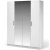 Шкаф «Чикаго» 4д (с зеркалами) MAX, белый
