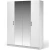 Шкаф «Чикаго» 4д (с зеркалами) MAX, белый