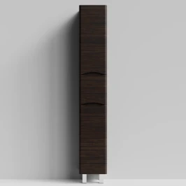 Пенал Адель 30 (1 ящик, 2 двери) напольный, Палисандр ПВХ 43101, правый, бельевая корзина