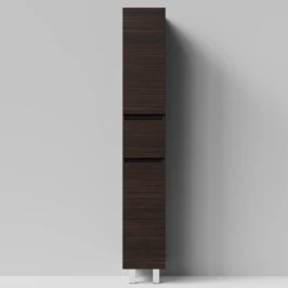 Пенал Бест 30 (2 двери, 1 ящик) напольный, Палисандр ПВХ 43101, левый, бельевая корзина