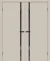 Двойная межкомнатная дверь BRAVO Браво-0.40.П Clay Silk Mirox Grey
