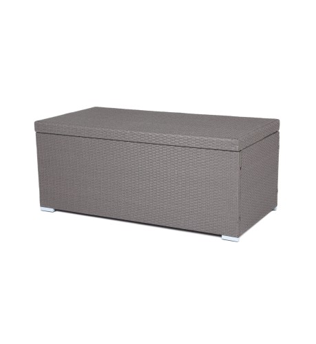 "Порту" сундук водонепроницаемый из искусственного ротанга, цвет графит