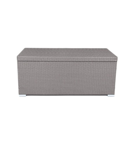 "Порту" сундук водонепроницаемый из искусственного ротанга, цвет графит