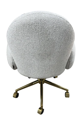 Кресло офисное Клауд PRO BS1239-WT, белый крем/золото