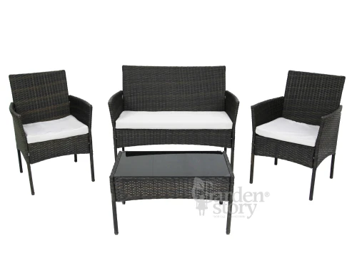 Набор мебели Доминика  арт.SFS003 темно-коричневый, серый "Garden story"