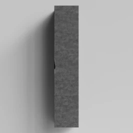 Пенал Марко 30 подвесной, дверь, ручки Хром, Серый камень ПВХ 57806, правый