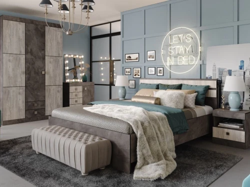 Кровать «Лондон 1600» КМК 0467.19, Оникс/Бетон пайн светлый