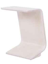 Стол журнальный приставной Неро 3 белый ясень