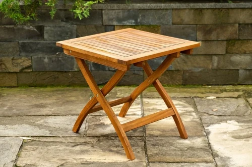 Складной кофейный комплект из акации KARO с кофейным столом  Joygarden