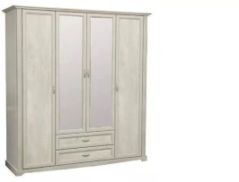 Шкаф для одежды Сохо 32.01 бетон белый/бетон патина