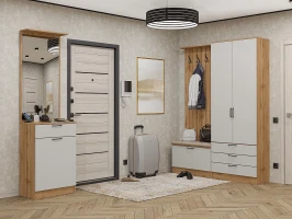 Готовая прихожая Стиль-04 Light Grey In 2S Дуб Вотан