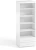 Шкаф-стеллаж с ящиками (гл.410) Монако МН-51 белое дерево