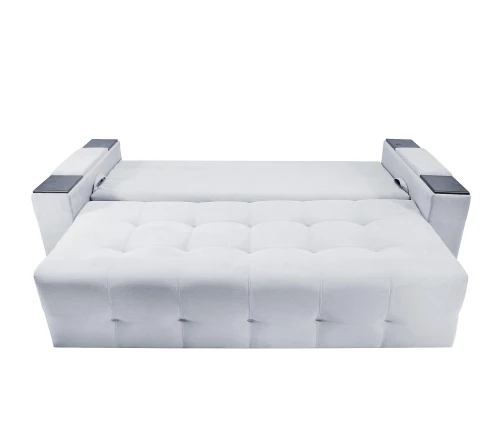 Диван Еврокнижка  Дубай 160 серый велюр